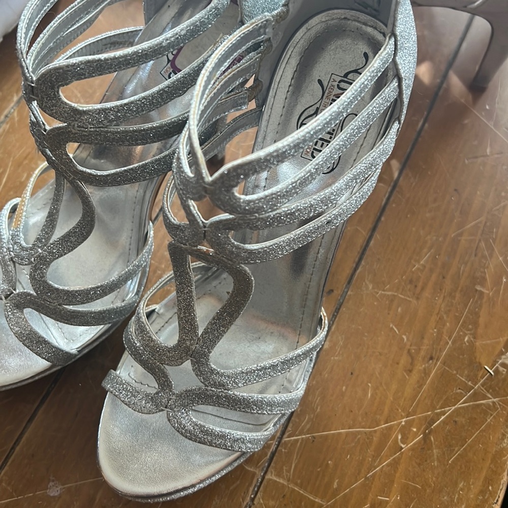 Unlisted silver heels